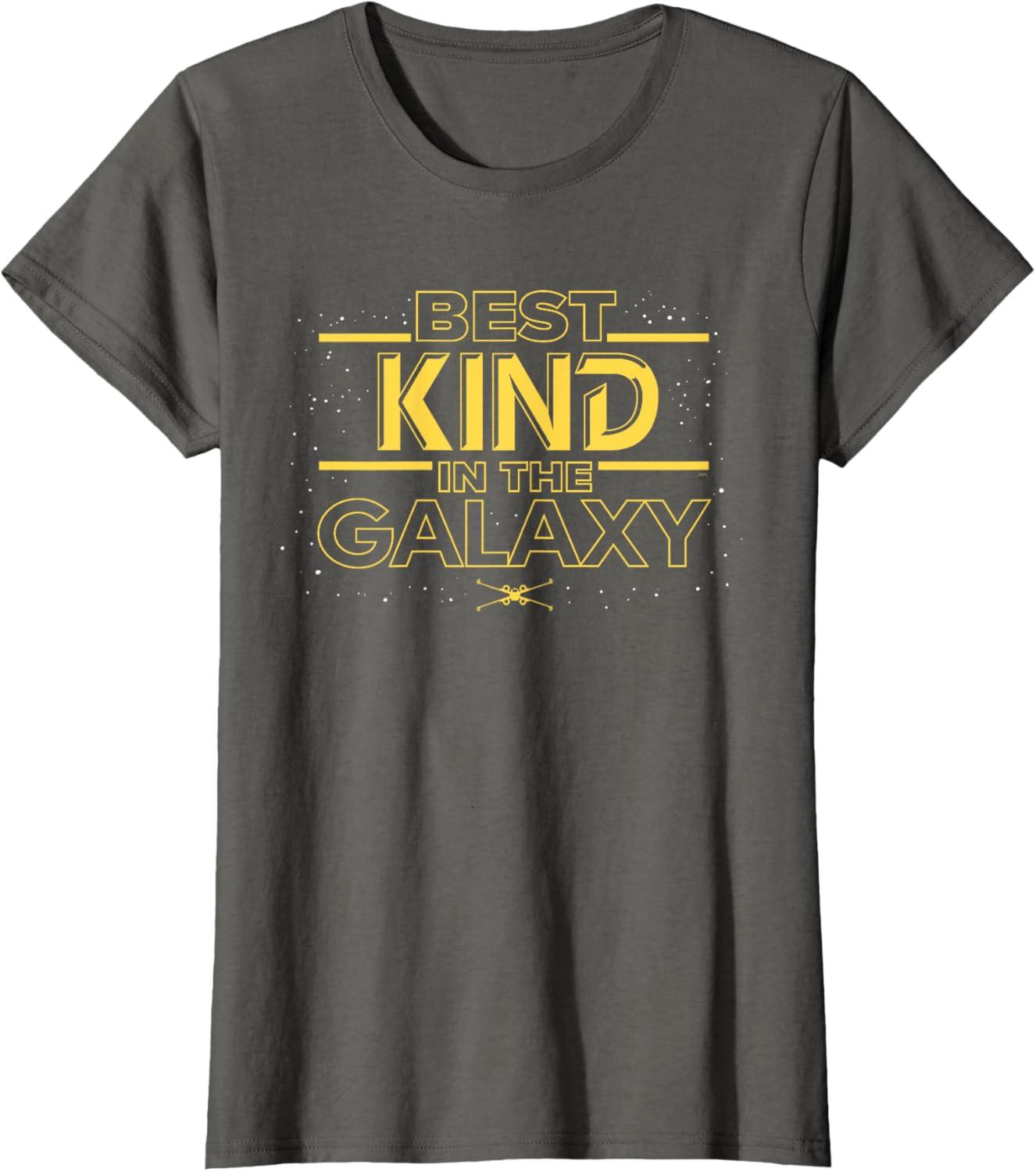imageStar Wars Best Kind in the Galaxy Family Trip German TShirtAsphalt Grey