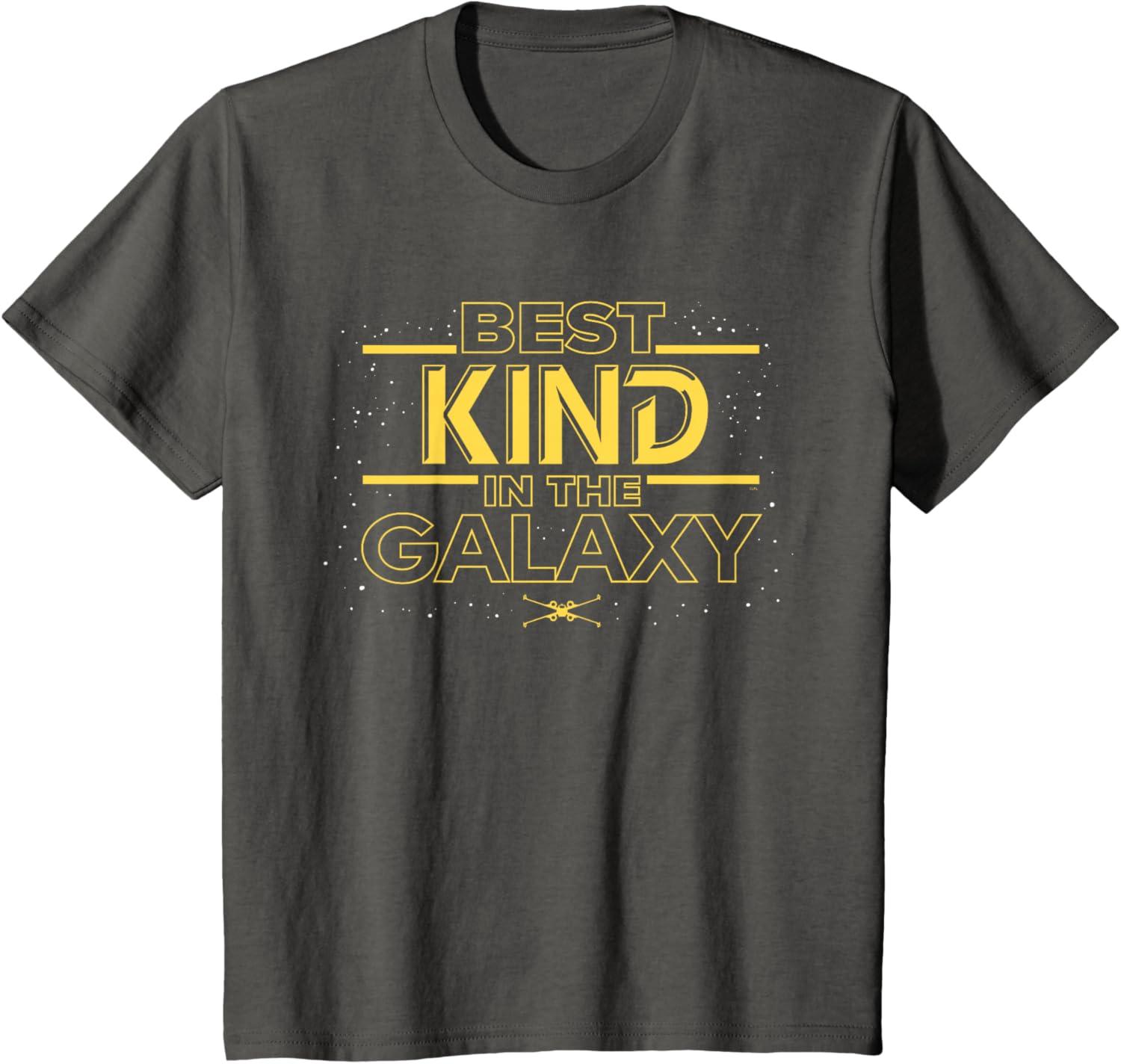 imageStar Wars Best Kind in the Galaxy Family Trip German TShirtAsphalt Grey