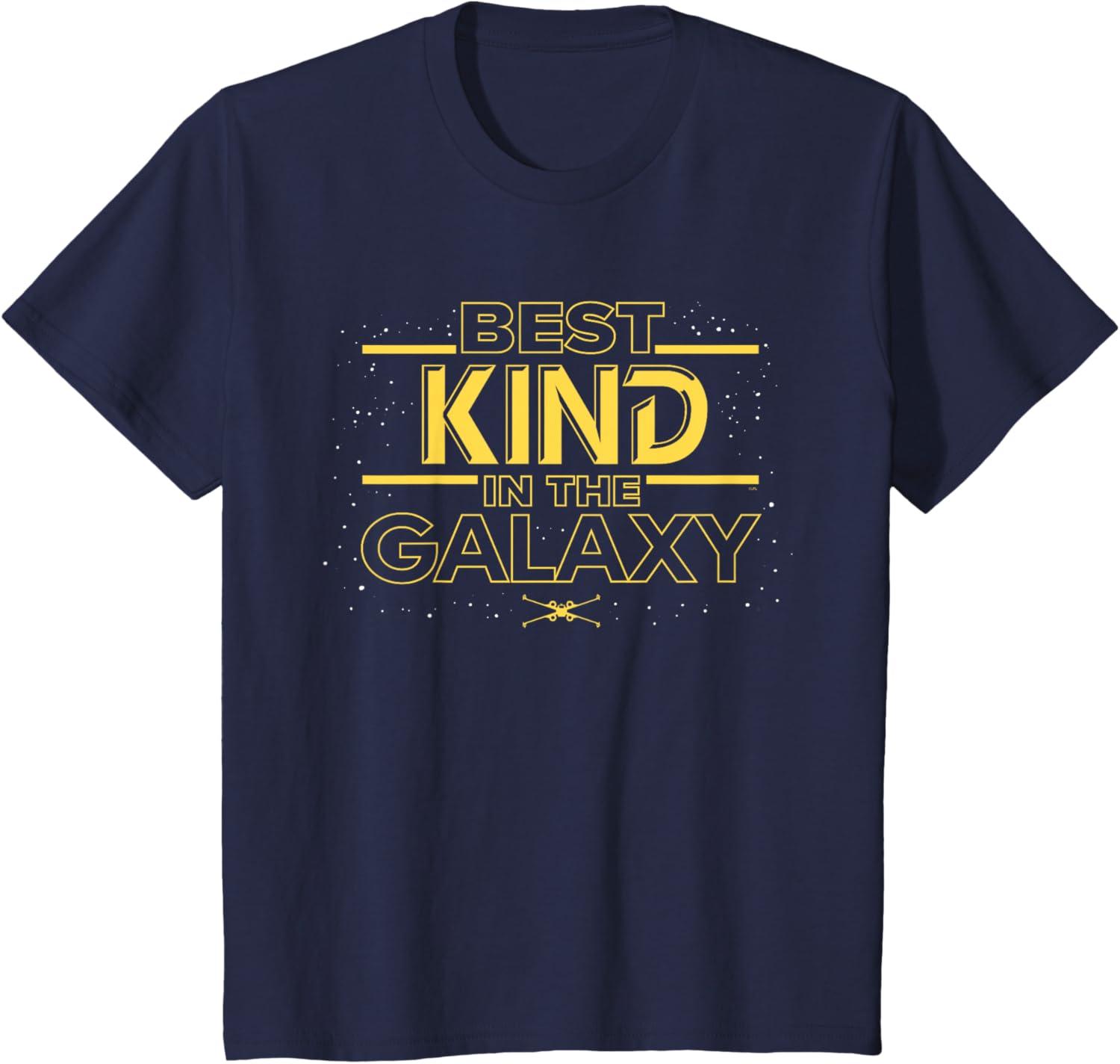 imageStar Wars Best Kind in the Galaxy Family Trip German TShirtNavy Blue