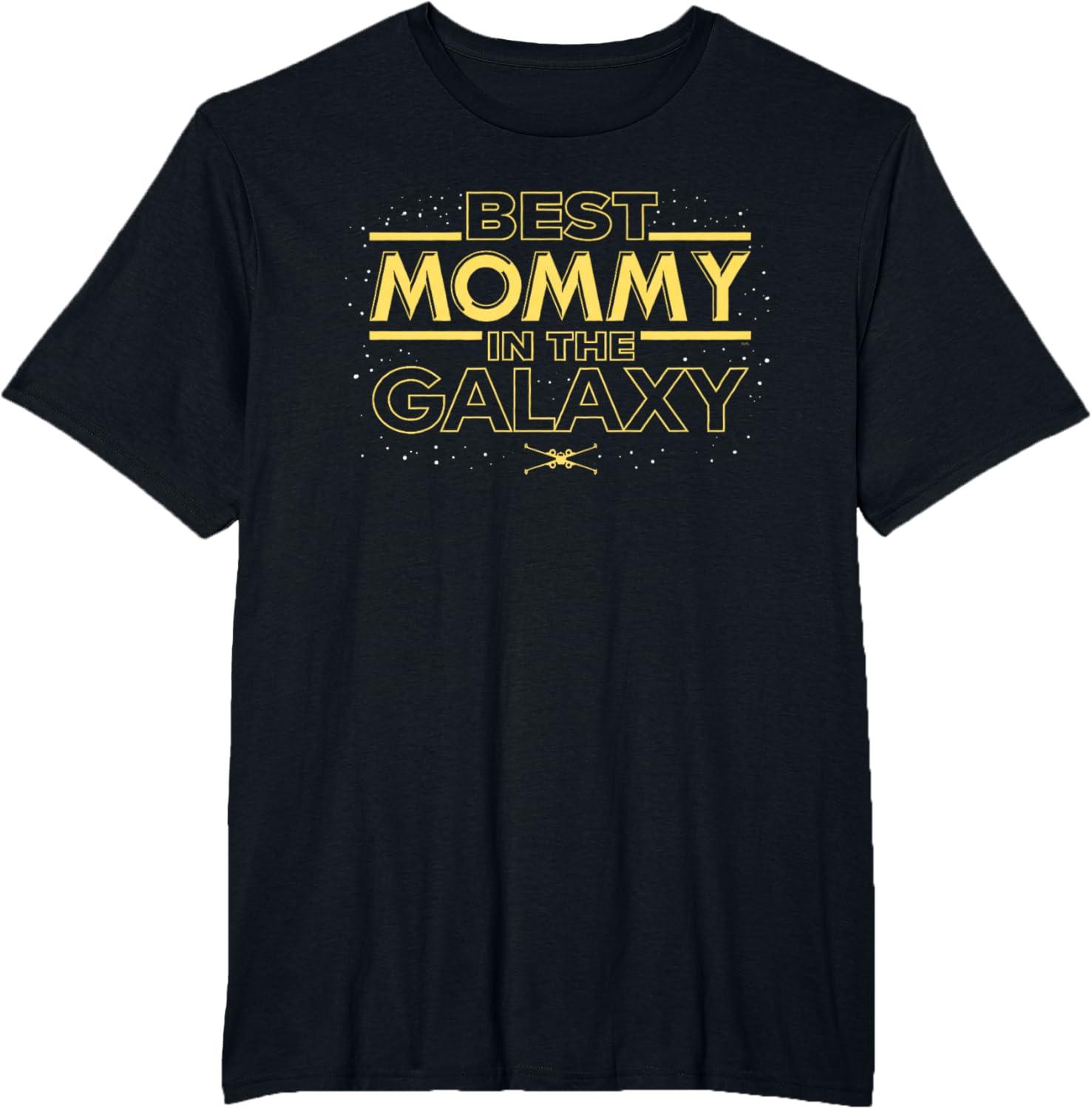 imageStar Wars Best Mommy in the Galaxy Birthday Mothers Day TShirtBlack