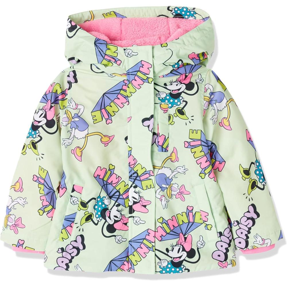 imageAmazon Essentials Disney  Marvel  Star Wars  Frozen  Princess Girls and Toddlers Warm Puffer CoatMinnie and Daisy