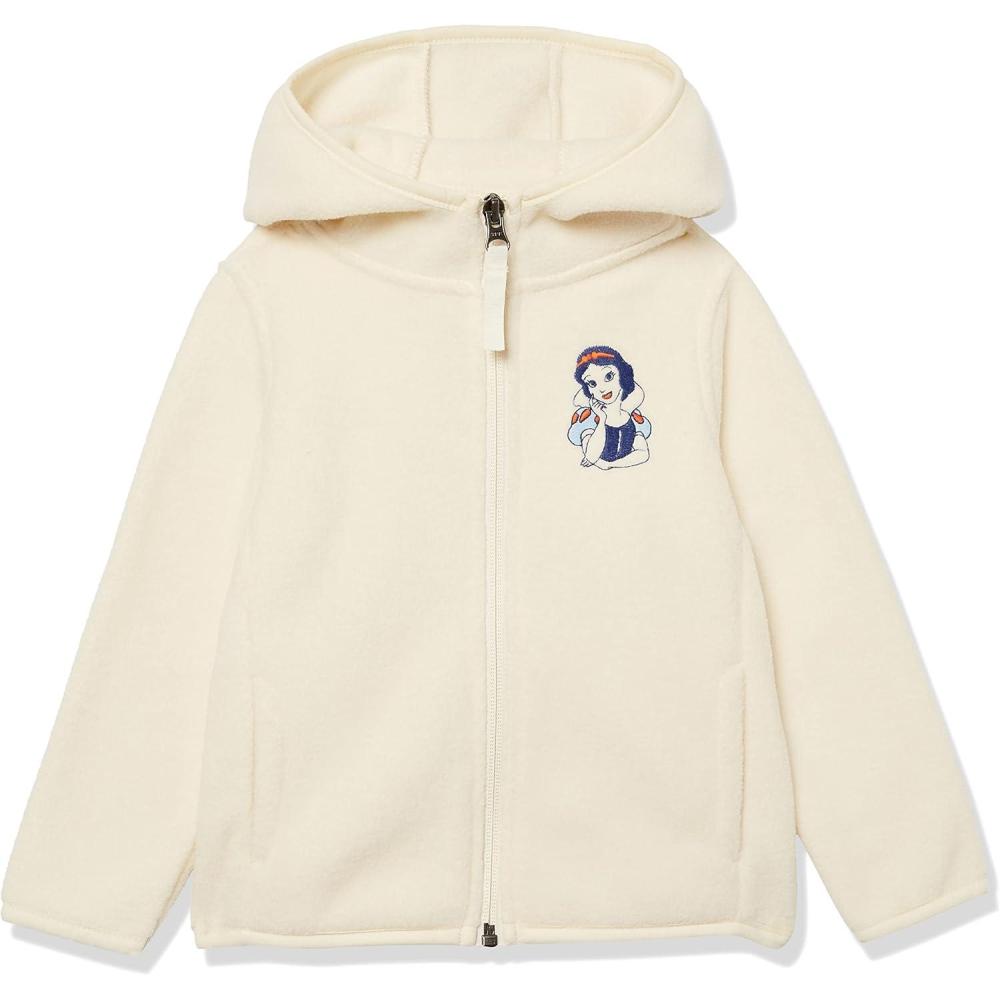 imageAmazon Essentials Disney  Marvel  Star Wars  Princess Girls and Toddlers Polar Fleece FullZip Hoodie JacketsSnow White