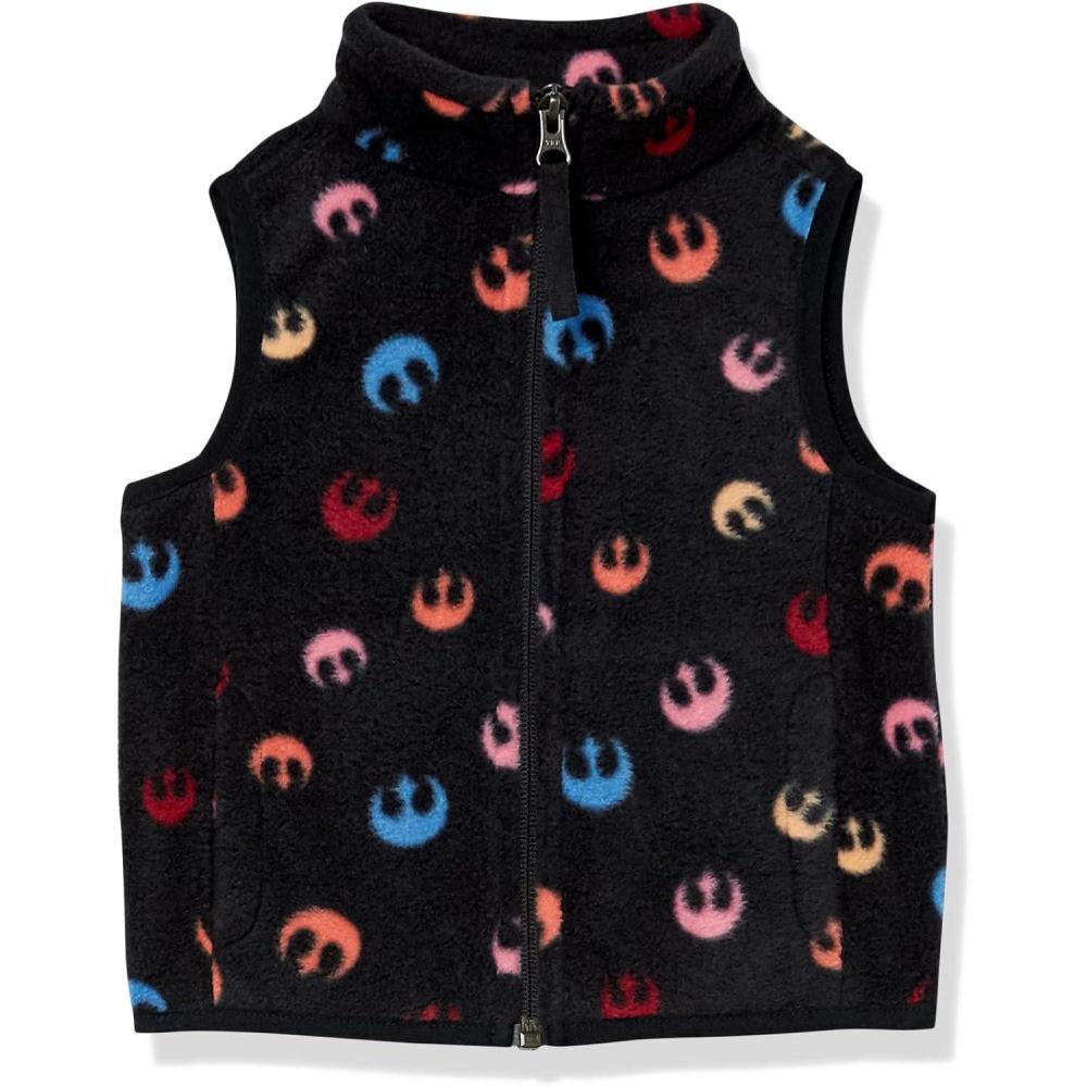 imageAmazon Essentials Disney  Marvel  Star Wars  Princess Girls and Toddlers Polar Fleece VestStar Wars Rebel
