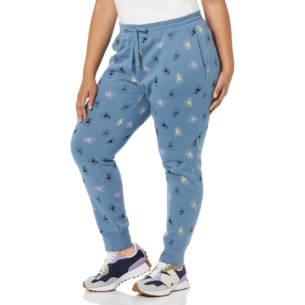 imageAmazon Essentials Disney  Marvel  Star Wars Womens French Terry Fleece Jogger SweatpantsMarvel Black Panther