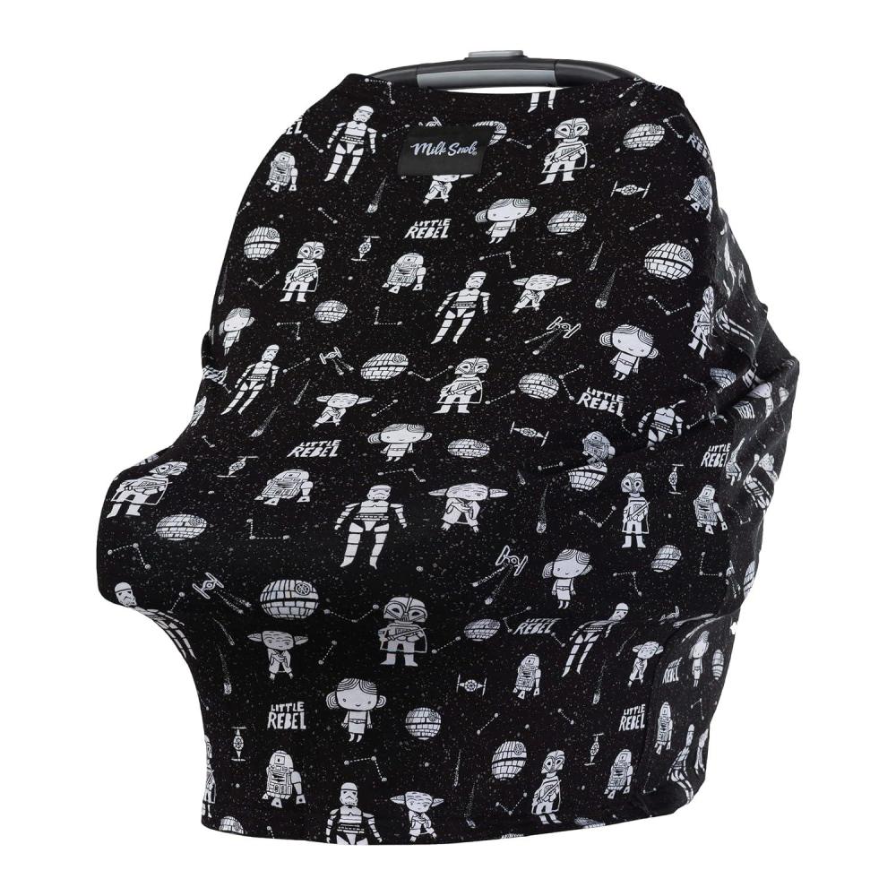 imageMilk Snob Original Star Wars 5in1 Cover The Child Added Privacy for Breastfeeding Baby Car Seat Carrier Stroller High Chair Shopping Cart Lounger Canopy  Newborn Essentials Nursing TopLittle Rebel