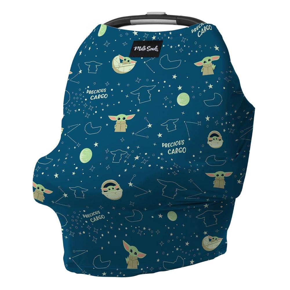 imageMilk Snob Original Star Wars 5in1 Cover The Child Added Privacy for Breastfeeding Baby Car Seat Carrier Stroller High Chair Shopping Cart Lounger Canopy  Newborn Essentials Nursing TopThe Child