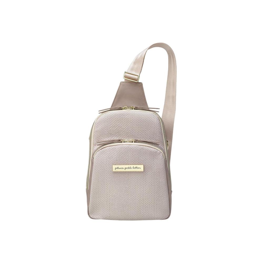imagePetunia Pickle Bottom CrissCross Sling Bag for Women ampamp Men Adjustable Strap for CustomFit Spacious Main Pocket Lightweight Stylish ampamp Practical for Everyday Use Disney Star Wars The ChildGrey Matte Cable Stitch