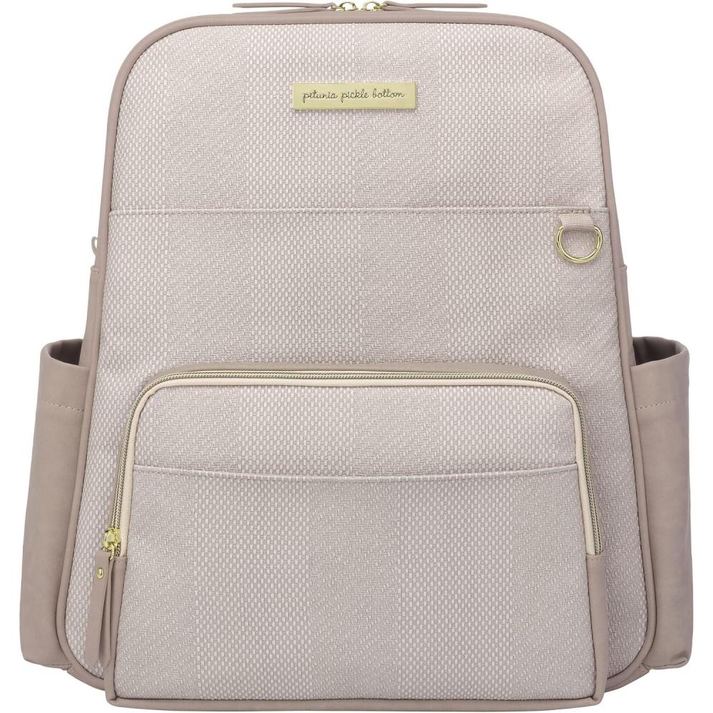 imagePetunia Pickle Bottom Sync Backpack Diaper Bag for Parents Stylish and Spacious Disney Star Wars The ChildGrey Matte Cable Stitch