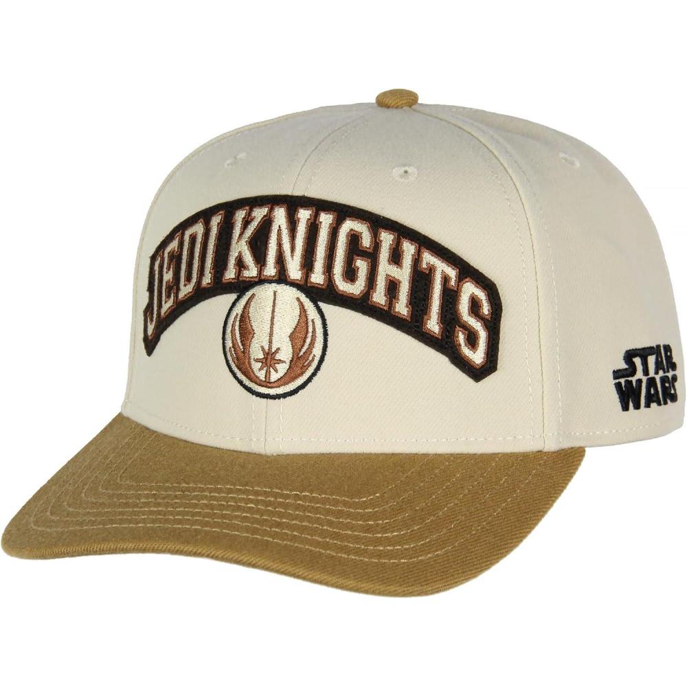 imageStar Wars Adult Embroidered Precurve Snapback Hat for Men and WomenJedi Knights