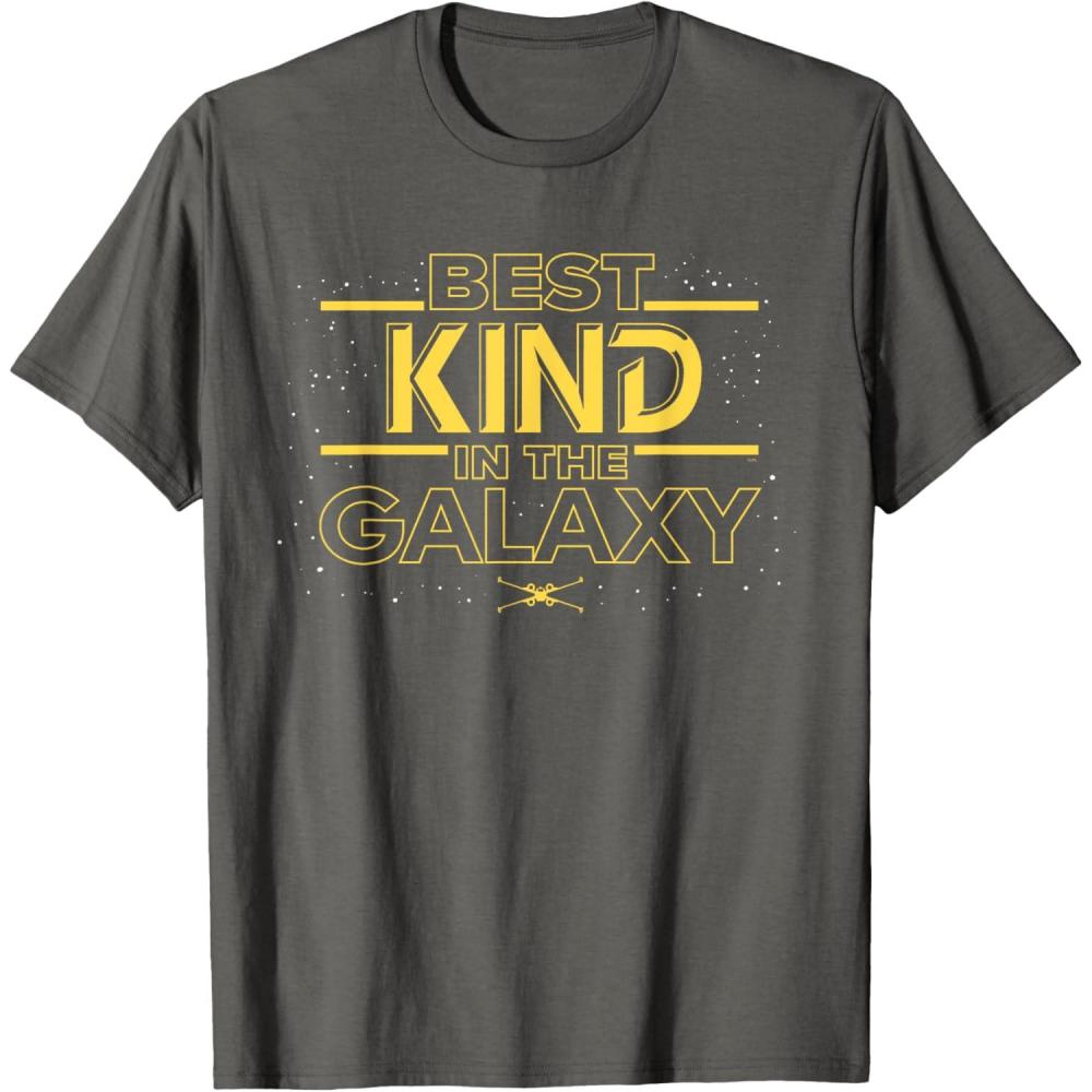 imageStar Wars Best Kind in the Galaxy Family Trip German TShirtAsphalt Grey