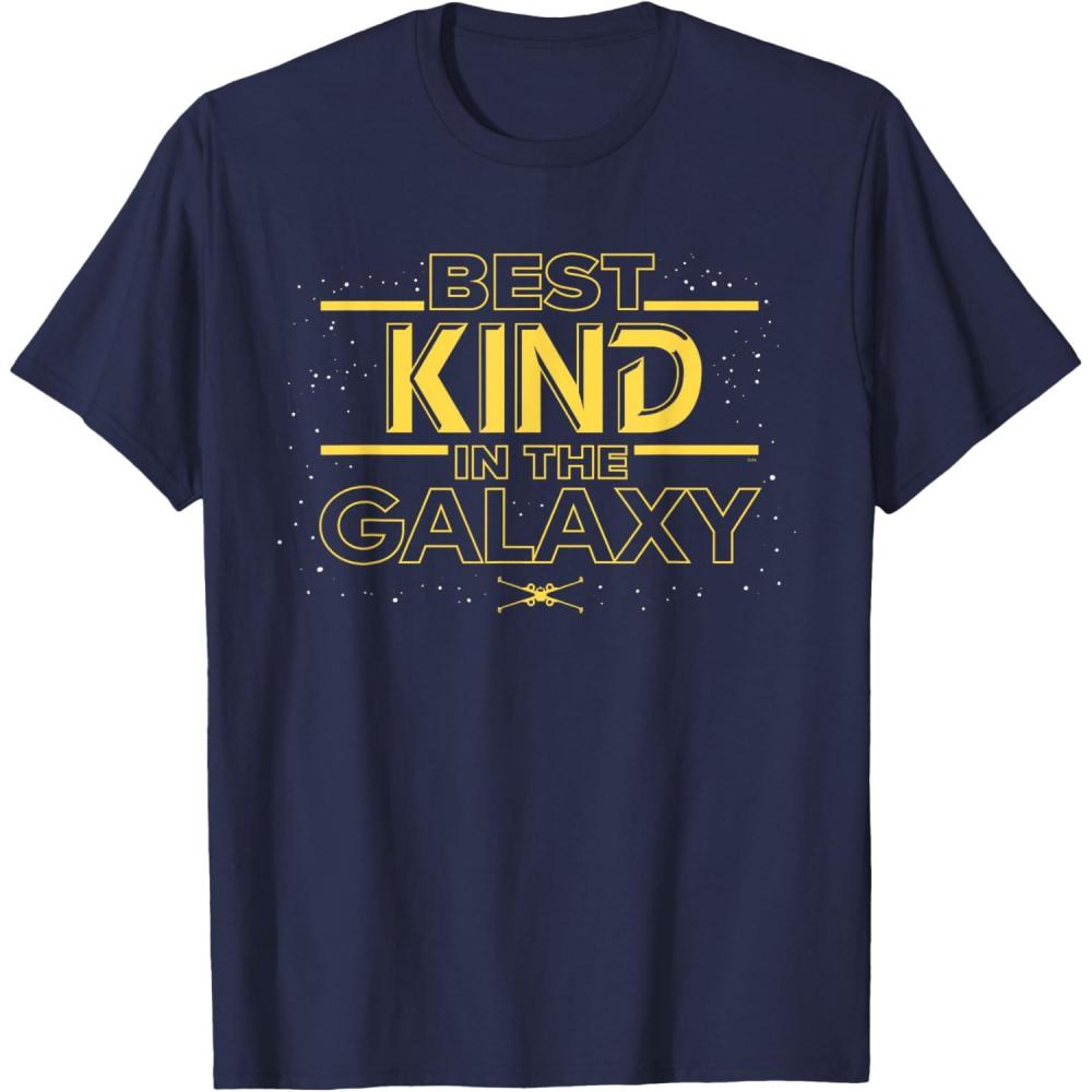 imageStar Wars Best Kind in the Galaxy Family Trip German TShirtNavy Blue