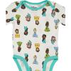 imageAmazon Essentials Disney  Marvel  Star Wars  Princess Baby Girls LongSleeve Bodysuits Pack of 5Princess Wish