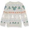 imageAmazon Essentials Disney  Marvel  Star Wars  Princess Girls and Toddlers Crewneck SweatersMickey Fair Isle  Girls
