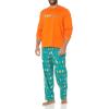 imageAmazon Essentials Disney  Marvel  Star Wars Mens Flannel Pajama Sleep SetsFestive Marvel