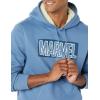 imageAmazon Essentials Disney  Marvel  Star Wars Mens SherpaLined Pullover Hoodie SweatshirtMarvel Logo