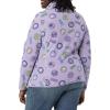 imageAmazon Essentials Disney  Marvel  Star Wars Womens Polar Fleece QuarterZip Mock JacketsMarvel Logo