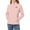 imageAmazon Essentials Disney  Marvel  Star Wars Womens Polar Fleece QuarterZip Mock JacketsMinnie Face