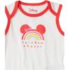 imageAmazon Essentials Disney  Star Wars  Princess Baby Girls Sleeveless Bodysuits Pack of 6Minnie Rainbow Chaser