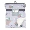imageLambs ampamp Ivy Star Wars Cozy Friends Baby YodaGrogu Fleece Baby Blanket