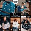 imageMilk Snob Original Star Wars 5in1 Cover The Child Added Privacy for Breastfeeding Baby Car Seat Carrier Stroller High Chair Shopping Cart Lounger Canopy  Newborn Essentials Nursing TopThe Child
