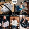 imageMilk Snob Original Star Wars 5in1 Cover The Child Added Privacy for Breastfeeding Baby Car Seat Carrier Stroller High Chair Shopping Cart Lounger Canopy  Newborn Essentials Nursing TopPrecious Padawans