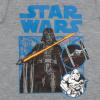imageSTAR WARS Boys 3Piece Set  Short Sleeve TShirt Tank Top and Shorts Summer Outfit Bundle for Kids and ToddlersGrey and Blue