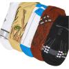 imageSTAR WARS Boys 5 Pack No Show SocksAssorted Bold