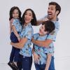 imageSTAR WARS Chewbacca Darth Vader R2D2 Stormtrooper TIE Fighter XWing Matching Family Hawaiian Button Down Shirt AdultBlue Island  Button Down