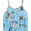 imageSTAR WARS Chewbacca Darth Vader R2D2 Stormtrooper TIE Fighter XWing Matching Family Hawaiian Button Down Shirt AdultBlue Island  Knee Length Dress
