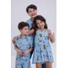 imageSTAR WARS Chewbacca Darth Vader R2D2 Stormtrooper TIE Fighter XWing Matching Family Hawaiian Button Down Shirt AdultBlue Island  Shorts Set