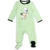imageSTAR WARS Chewbacca R2 D2 Darth Vader Stormtrooper Baby 2 Pack Zip Up Long Sleeve Sleep N Play Coveralls Newborn to InfantGreenWhite