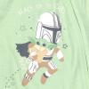 imageSTAR WARS Chewbacca R2 D2 Darth Vader Stormtrooper Baby 2 Pack Zip Up Long Sleeve Sleep N Play Coveralls Newborn to InfantGreenWhite