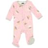 imageSTAR WARS Chewbacca R2 D2 Darth Vader Stormtrooper Baby 2 Pack Zip Up Long Sleeve Sleep N Play Coveralls Newborn to InfantPinkGreen
