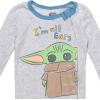imageSTAR WARS Chewbacca R2 D2 Darth Vader Stormtrooper Baby 2 Pack Zip Up Long Sleeve Sleep N Play Coveralls Newborn to InfantYellow  Black  Grey