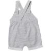 imageSTAR WARS Chewbacca R2D2 Yoda Baby French Terry Short Overalls TShirt and Hat 3 Piece Outfit Set Newborn to InfantGrogu  Gray