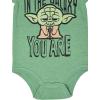 imageSTAR WARS Darth Vader Yoda Baby Bodysuit Newborn to InfantGreen