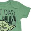 imageSTAR WARS Darth Vader Yoda Baby Bodysuit Newborn to InfantGreen