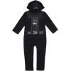 imageSTAR WARS Darth Vader Zip Up Cosplay Coverall Infant to Big KidBlack