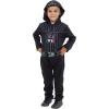 imageSTAR WARS Darth Vader Zip Up Cosplay Coverall Infant to Big KidBlack
