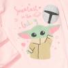 imageSTAR WARS The Child Baby Girls Sleep N Play Coverall Headband Bib and Blanket 4 Piece NewbornPinkGreen