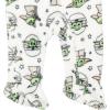 imageSTAR WARS The Mandalorian The Child Baby Zip Up Sleep N Play Coverall Newborn to InfantWhite