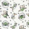 imageSTAR WARS The Mandalorian The Child Baby Zip Up Sleep N Play Coverall Newborn to InfantWhite