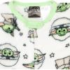 imageSTAR WARS The Mandalorian The Child Baby Zip Up Sleep N Play Coverall Newborn to InfantWhite