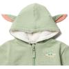 imageSTAR WARS The Mandalorian The Child Fleece Zip Up Hoodie Infant to ToddlerGreen