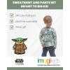 imageSTAR WARS The Mandalorian The Child Sweatshirt and Pants Set Infant to Big KidGreen  Grey