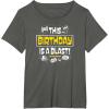 imageStar Wars  This Birthday Is A Blast TShirtAsphalt Grey