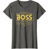 imageStar Wars Best Boss in the Galaxy Birthday Employer Gift TShirtAsphalt Grey