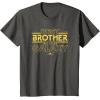 imageStar Wars Best Brother in the Galaxy Family Trip Birthday TShirtAsphalt Grey