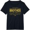 imageStar Wars Best Brother in the Galaxy Family Trip Birthday TShirtBlack