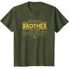 imageStar Wars Best Brother in the Galaxy Family Trip Birthday TShirtOlive Green